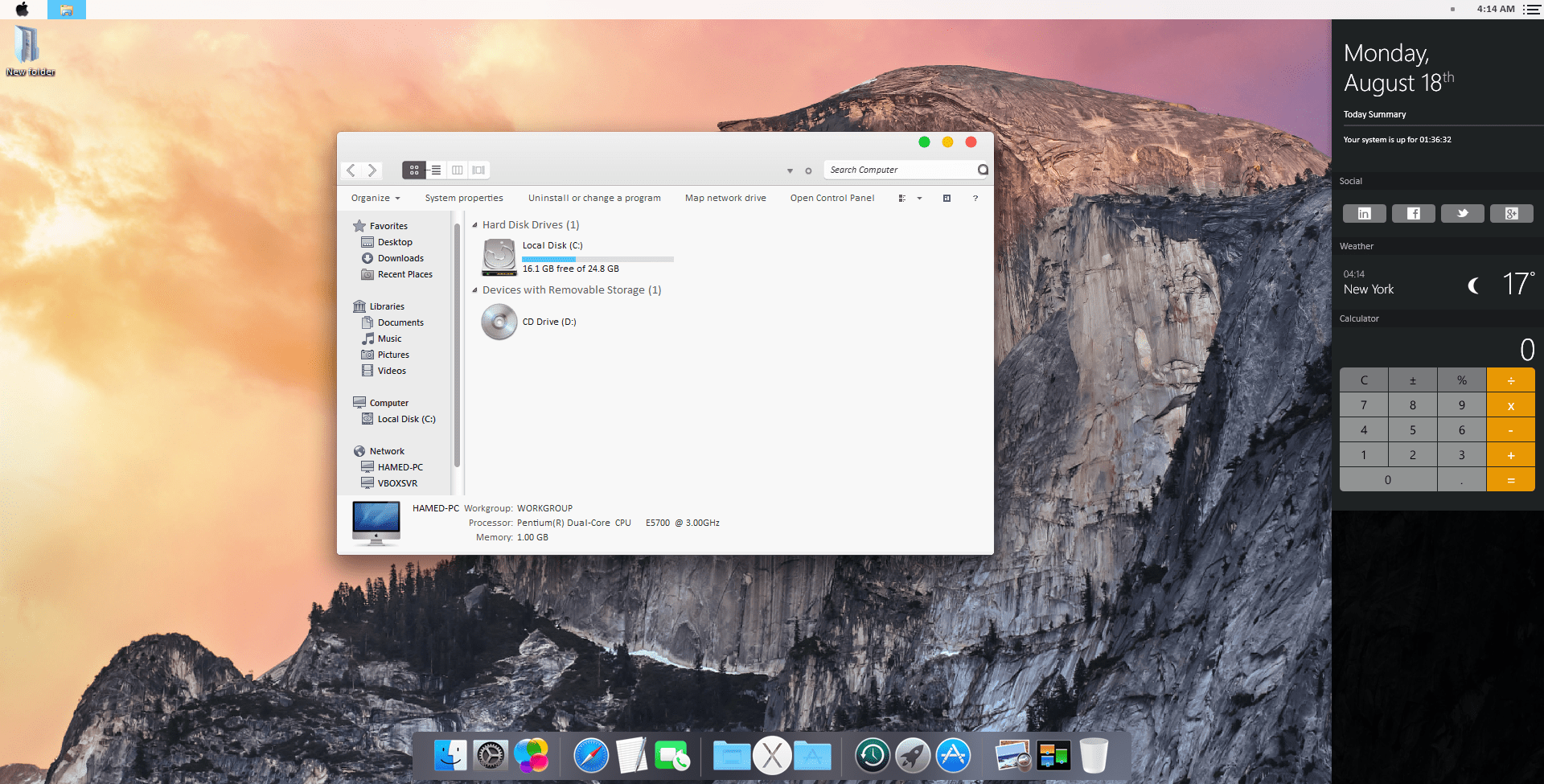 Download Mac Os X Yosemite Theme For Windows 7